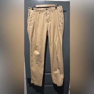 Mens American Eagle extreme flex slim straight khaki (32x32)